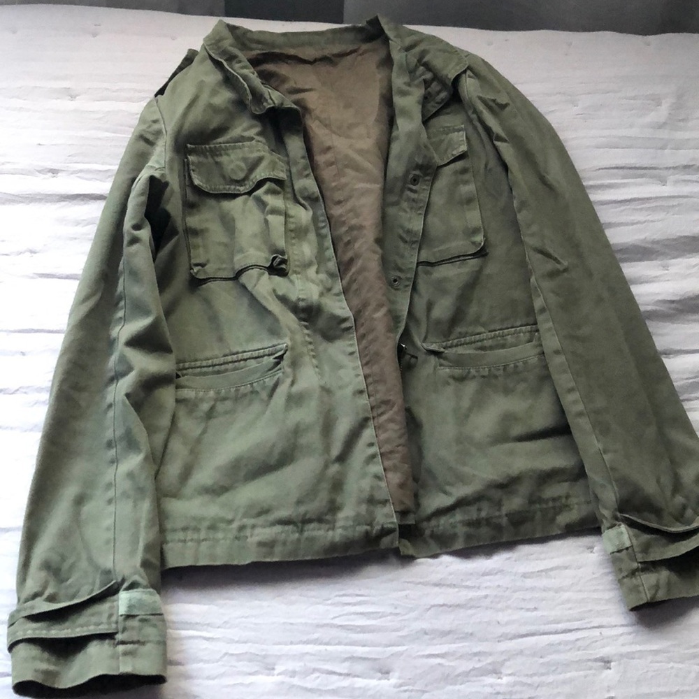 army green jacket